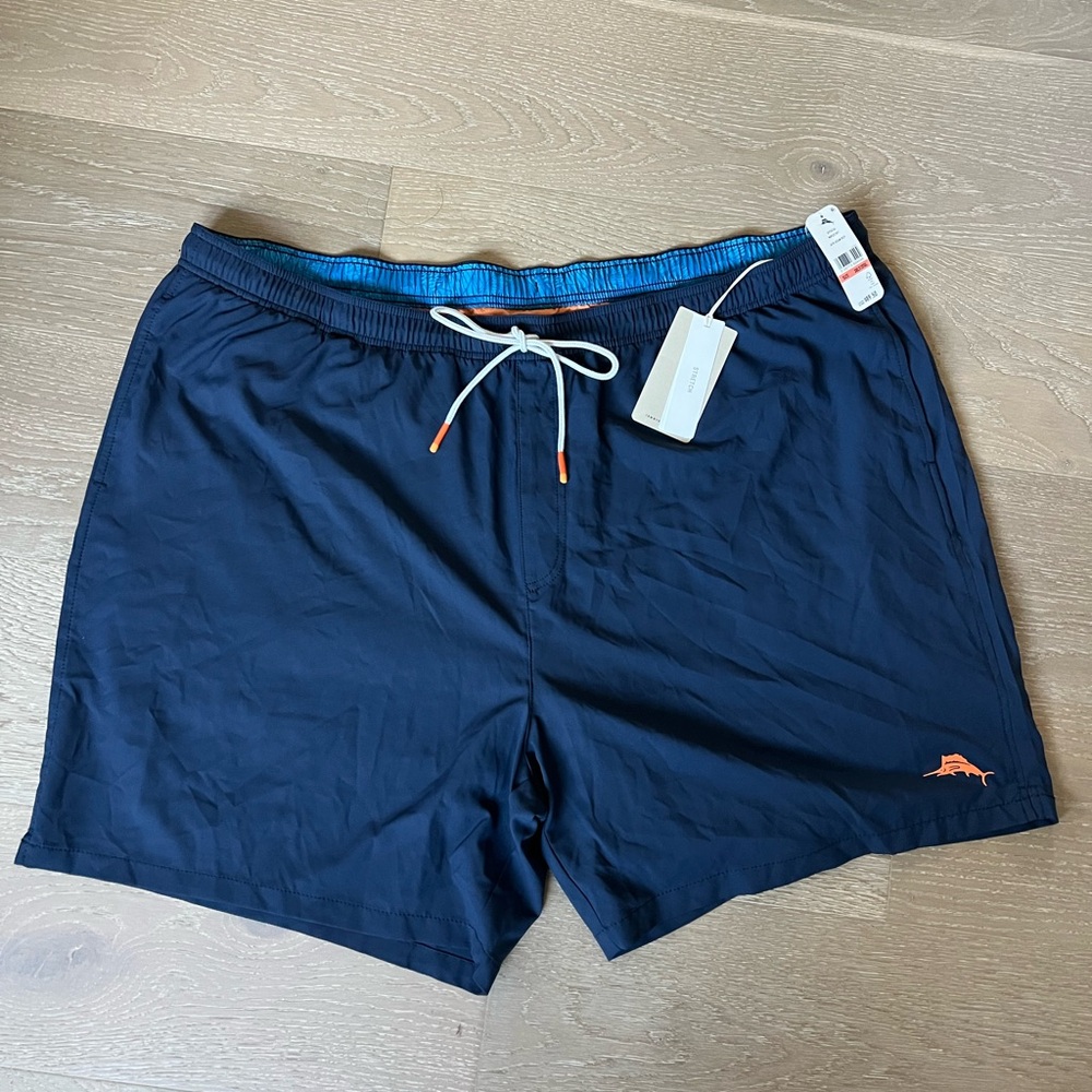 Tommy Bahama Swimming Trunks Men's 3 XL - Lined Blue Shorts‎
